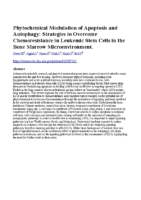 Phytochemical Modulation of Apoptosis and Autophagy_ Strategies to Overcome Chemoresistance in Leukemic Stem