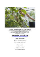 Gardening organically