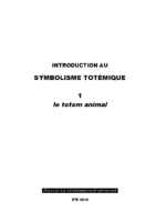 Symbolisme totémique 1 Animal