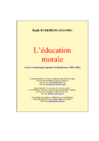 education morale